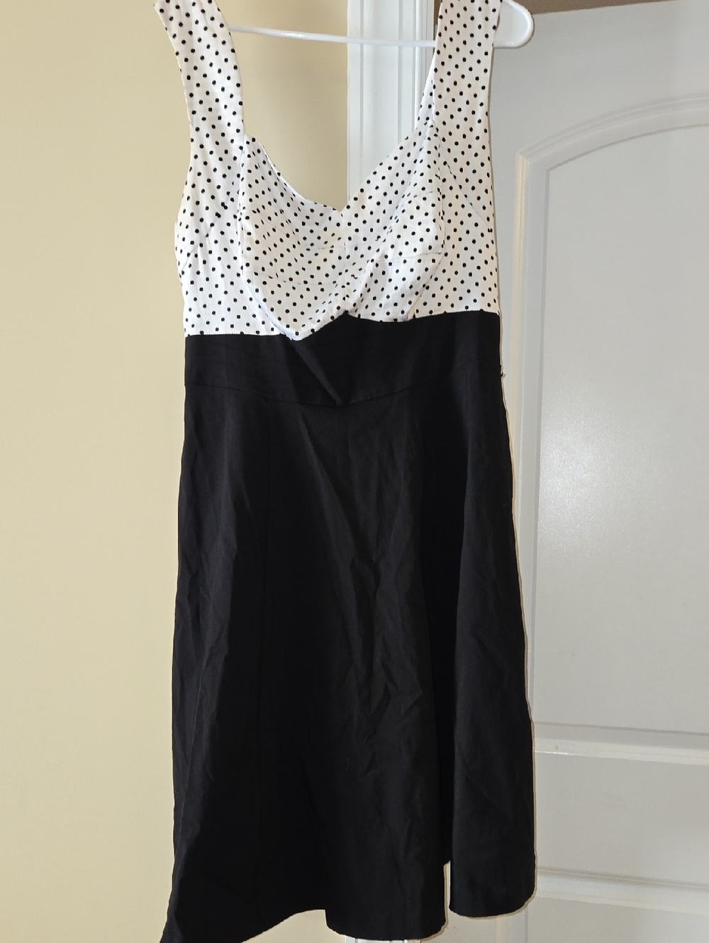 torrid Retro Black & White Polka Dot Midi Dress